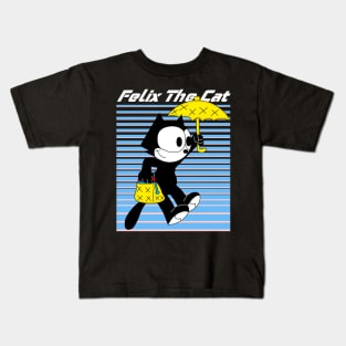 Felix Unleashed A Cartoon Cat's Big Screen Odyssey Kids T-Shirt